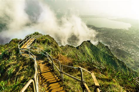 Stairway to heaven oahu hawaii - The Stairway to Heaven Hawaii Hike, also known as the Haiku Stairs Oahu Trail, offers an epic journey with breathtaking views and a thrilling ascent. This iconic trail …
